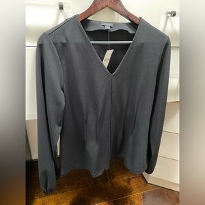 Ann Taylor long sleeve cinched waist top